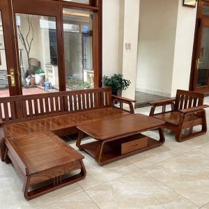 Bộ Bàn Ghế Gỗ Óc Chó 08